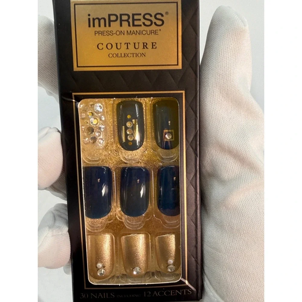 imPRESS Couture Collection Press On Manicure Haute 30 Nails 12 Accents NEW 94-23